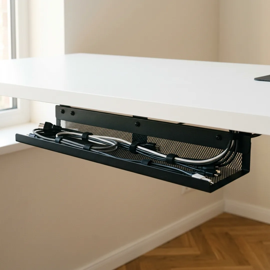 Under-Desk Cable Tray